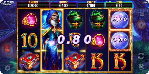 Blue Wizard — Interfaz de la aplicación de demostración 2